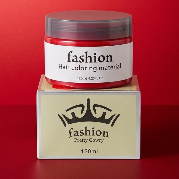 Pretty Cowry Other - Pretty Cowry‎ Fashion Hair Coloring Material Red Modeling Wax 120g 4.23oz NEW
